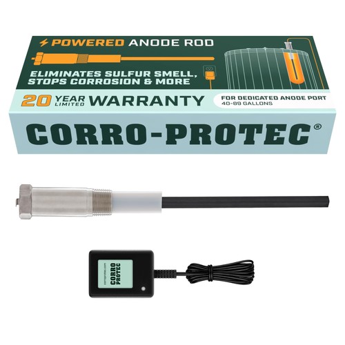 Corro protec powered anode rod - corro-protec,