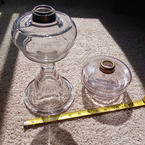 Lot vintage clear - 2, glass