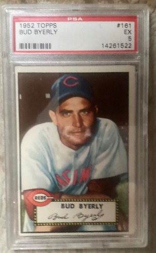 1952 topps bud byerly 161 - 1952,