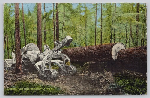 Vintage logging tractor hyster - vintage,