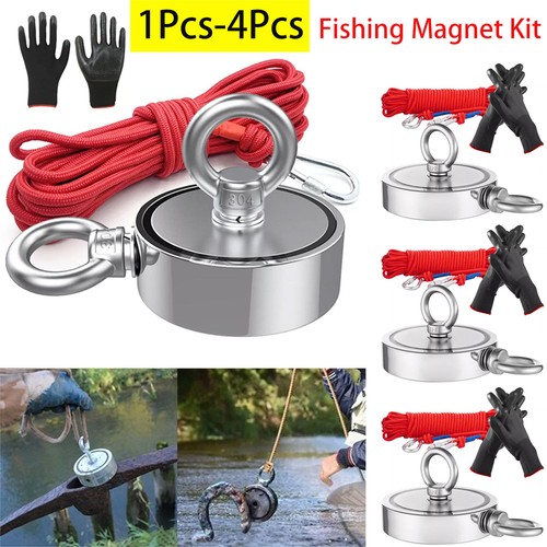 Fishing magnet kit double - fishing,