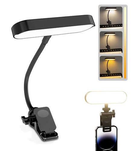 Led clipon rechargeable book - led,