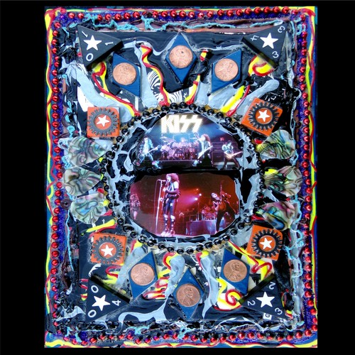 Kiss heavy metal art - metal,