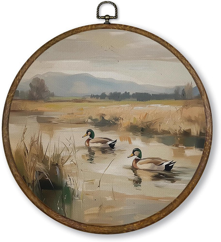 Vintage mallard duck wall - mallard, art