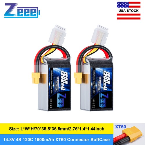 Zeee 120c 1500mah - 2x,