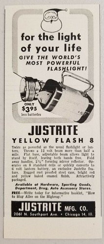 1953 print justrite yellow - print,