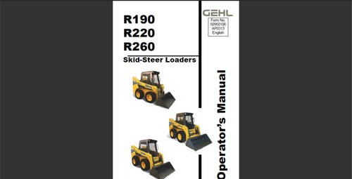 Gehl r190 r220 - gehl,