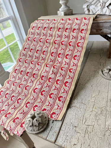 1900s antique wallpaper - antique, red