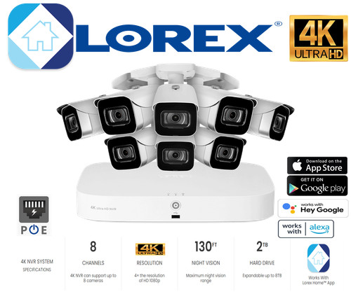 Lorex nvr 8 - 8, channel