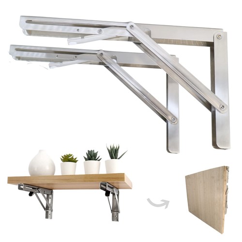 Folding shelf bracket inch - shelf, 24