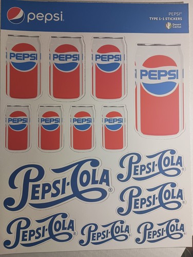 Vintage pepsi cola vinyl decal - vintage,