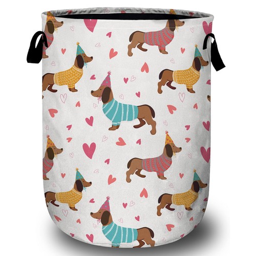 Cute dachshund laundry - cute,