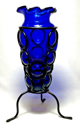 Early mcm cobalt blue glass - mcm,