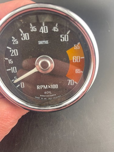 Vintage smiths tachometer rpm - tachometer,