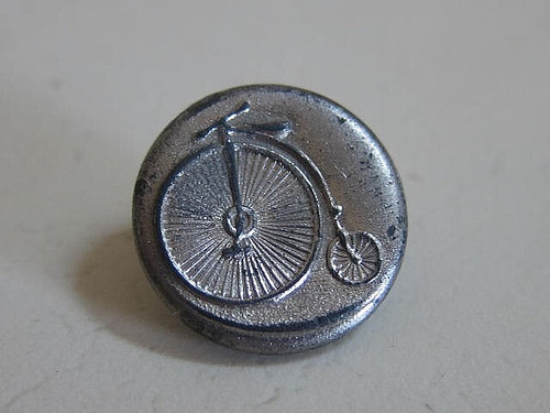 Antique high wheel penny - antique,