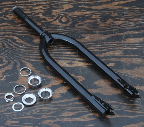 Black cwc bike tube fork - bike,