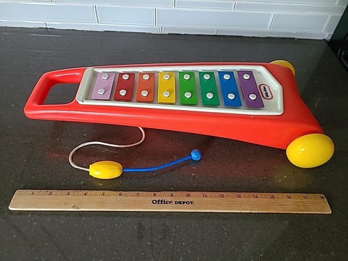Vintage little tikes red pull - vintage,