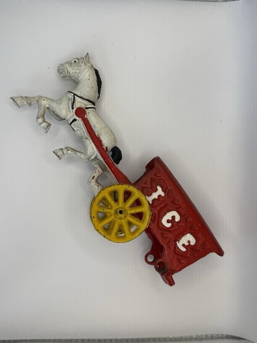 Antique heavy cast iron toy - cast,