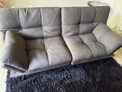 Grey sofa bed - grey, bed/couch