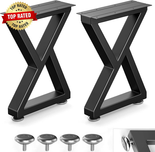 Metal coffee table legs - 16",