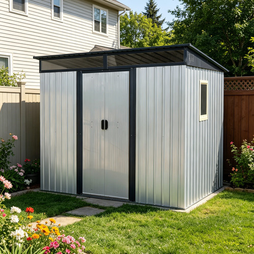 8x6 outdoor metal - 8x6, ft