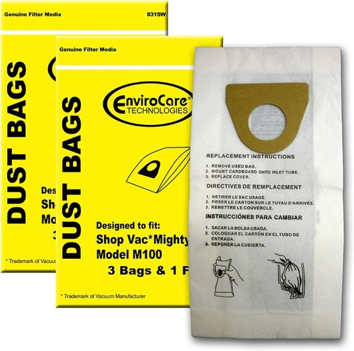 Envirocare vacuum cleaner bags - envirocare,