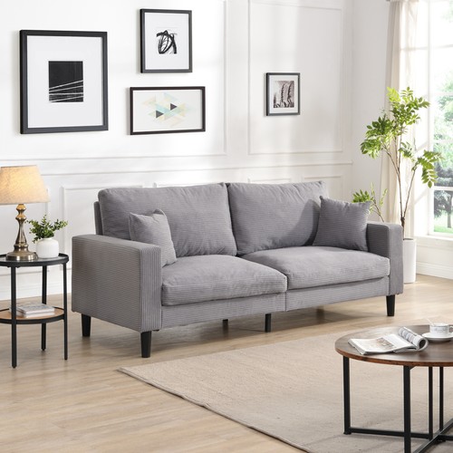 Modern sofa soft - 72", corduroy