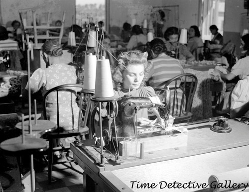 Woman sewing singer - woman,
