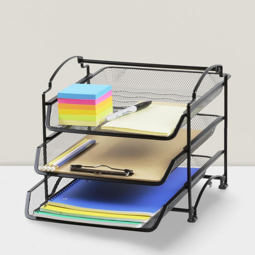 Tier stackable desktop - 3-tier,