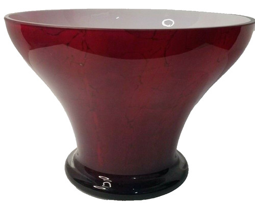 Vintage hand blown ruby red - hand-blown,
