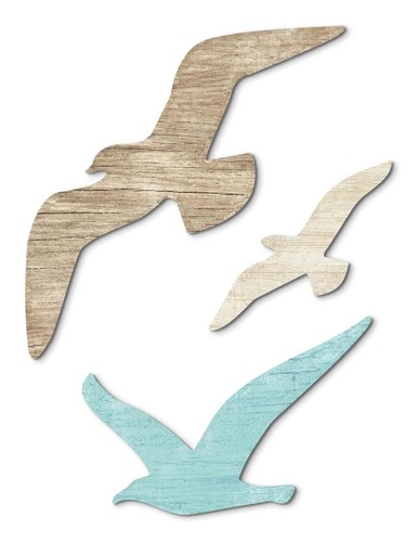 3pcs wood nautical decor - 3pcs,