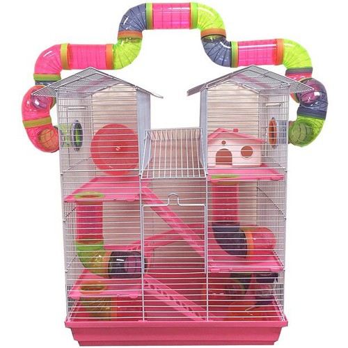 Large pink level - 5-level, twin