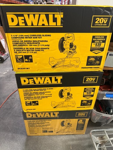 Dewalt 20v max ion 1 - li-ion, 7-1/4