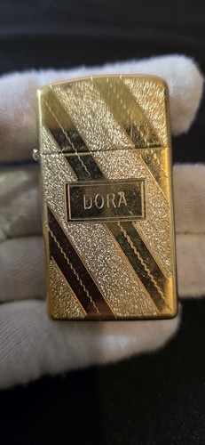 Vtg 1981 zippo slim lighter - vtg,