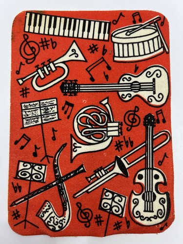 Vtg 1960s iron patch music - vtg, on