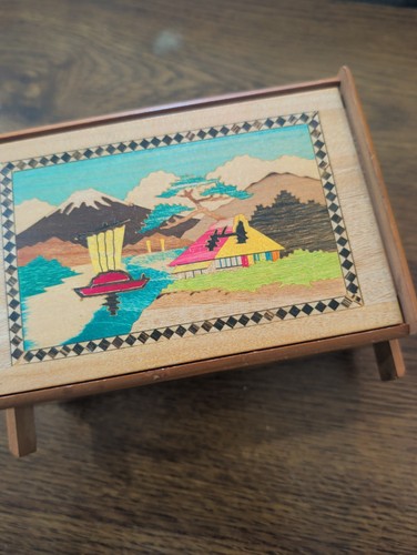Vintage inlaid wood - inlaid,