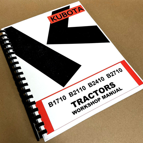Service manual for kubota - service,