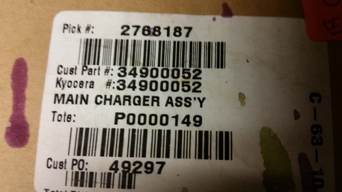 Kyocera main charger assy - main,