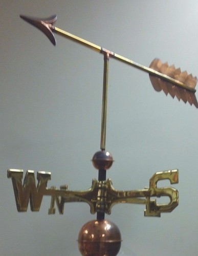 Copper arrow weathervane - 30'',