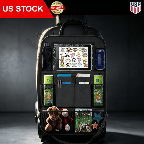 Travel car seat back organizer - travel,