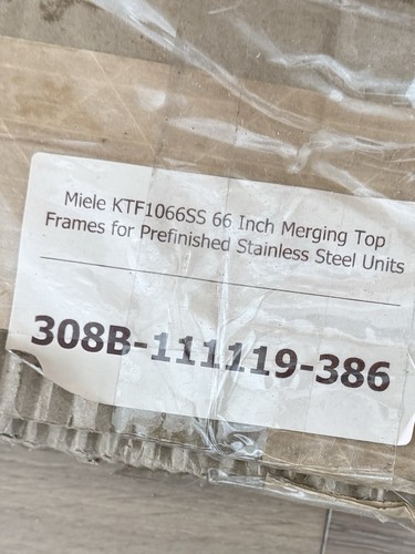Miele merging top - 66", frame