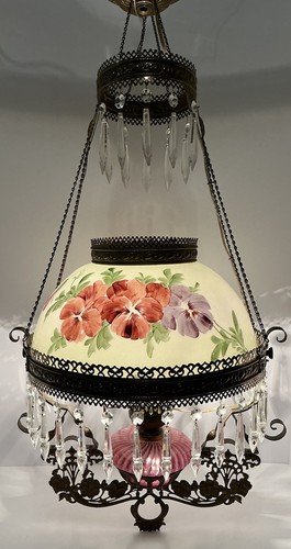 Victorian hanging lamp - hanging, light