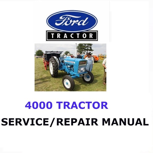 Ford 4000 tractor manual - 4000,