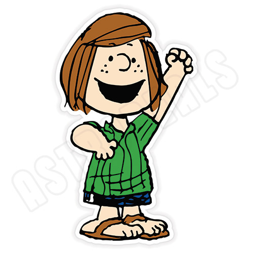 Snoopy sticker peppermint - snoopy,