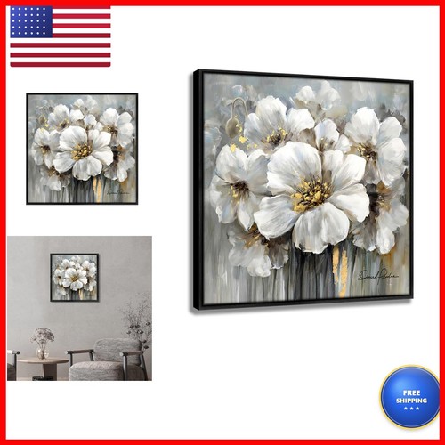 Woxfcart framed flowers canvas - framed,