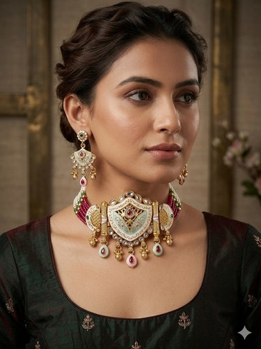Kundan meenakari pearl - kundan,