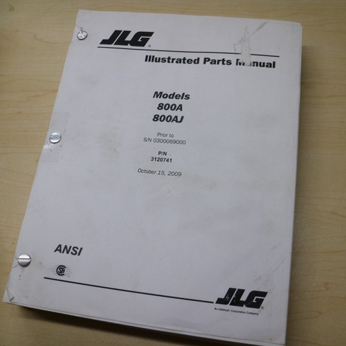 Jlg 800a 800aj boom lift - jlg,