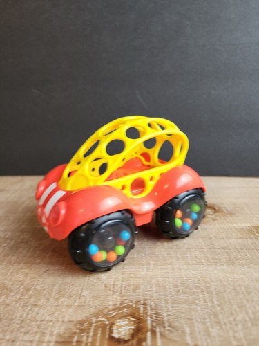 Oball rattle roll car red - &,
