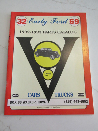 Early ford parts catalog - ford,