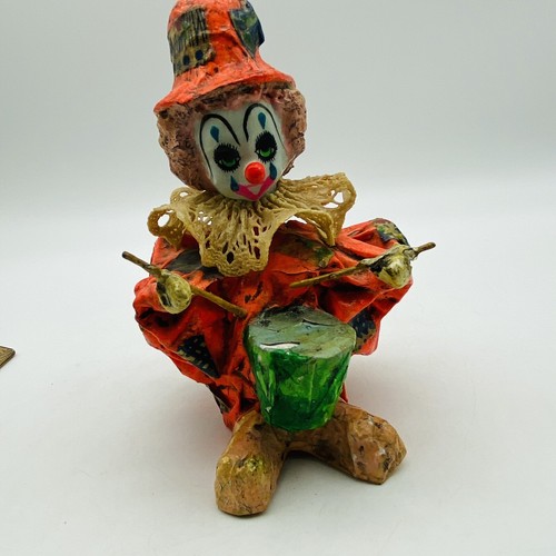 Clown paper mache vintage - clown,
